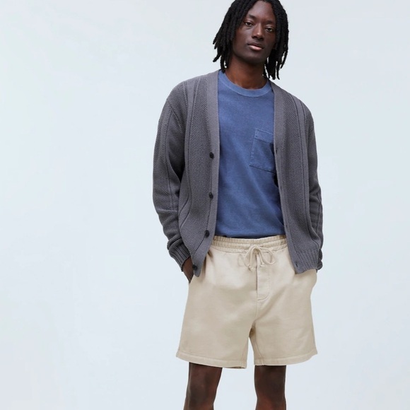 Madewell The McCarren Midweight Everywear Short bleached canvas - Picture 1 of 7